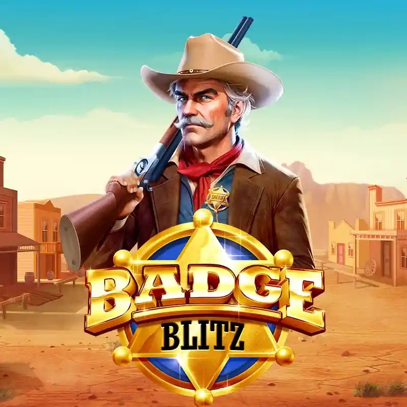 Badge Blitz slot icon by Pragmatic Play, available at Felicebet Casino