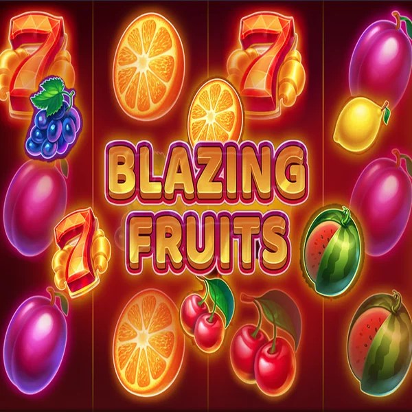 Blazing Fruits slot logo by Inbet Games at Felicebet Casino