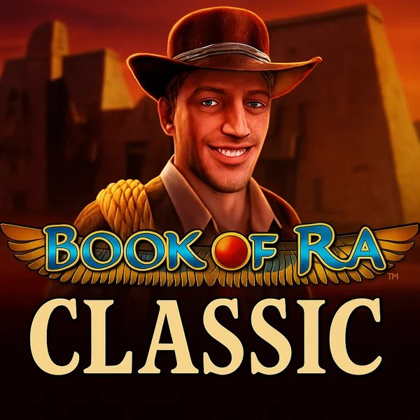 Book of Ra Classic by Novomatic, showcased at felicebets.eu – game logo