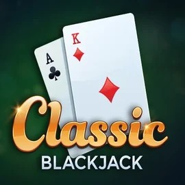 Classic Blackjack slot logo by Red Tiger Gaming at Felicebet Casino