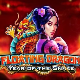 Floating Dragon Year of the Snake online game logo by Pragmatic Play on felicebets.eu