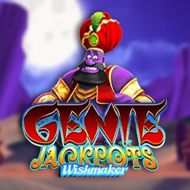 Genie Jackpots Wishmaker online game logo by Blueprint Gaming on felicebets.eu