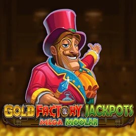 Play Gold Factory Jackpots Mega Moolah slot by Aurum Signature Studios on felicebets.eu
