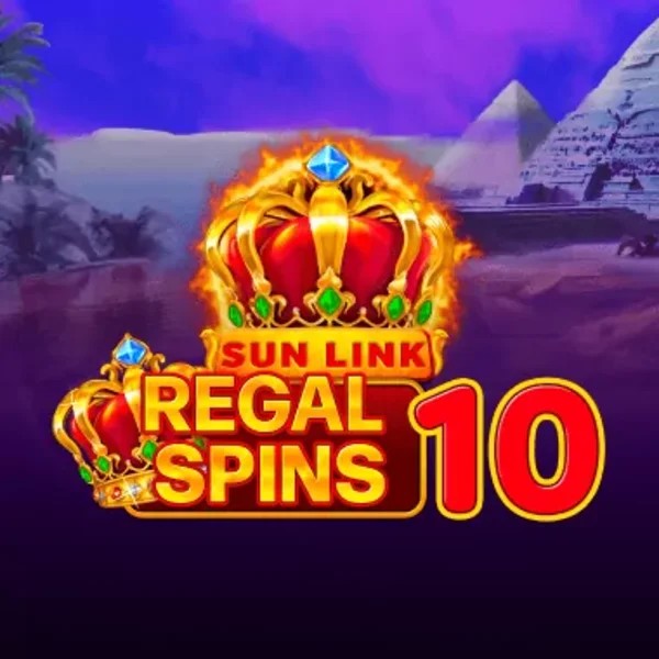 Regal Spins 10 by PatePlay, showcased at felicebets.eu – game logo