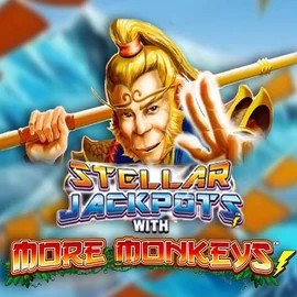 Jackpots logo of Stellar Jackpots with More Monkeys from Lightning Box Game at Felicebet Casino