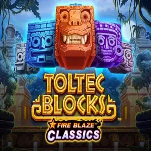 Fire Blaze: Toltec Blocks logo – Slots by Rarestone Gaming at Felicebet Casino